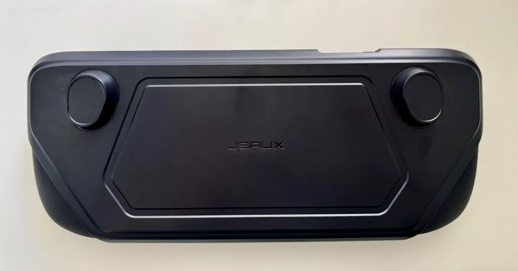 Steam Deck with JSAUX ModCase front face case applied