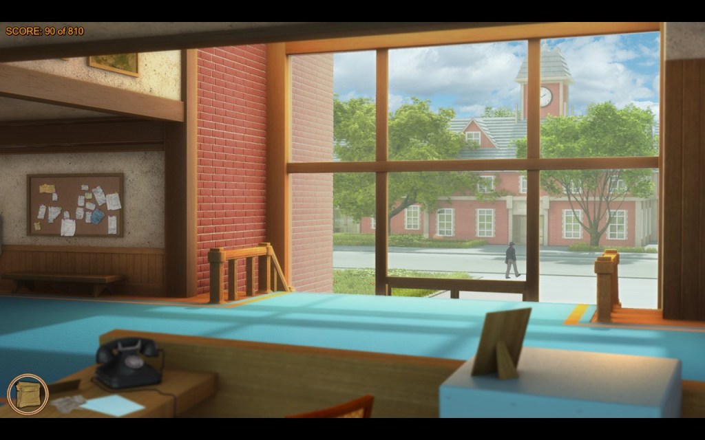 Indiana Jones walking to his office at Barnett College