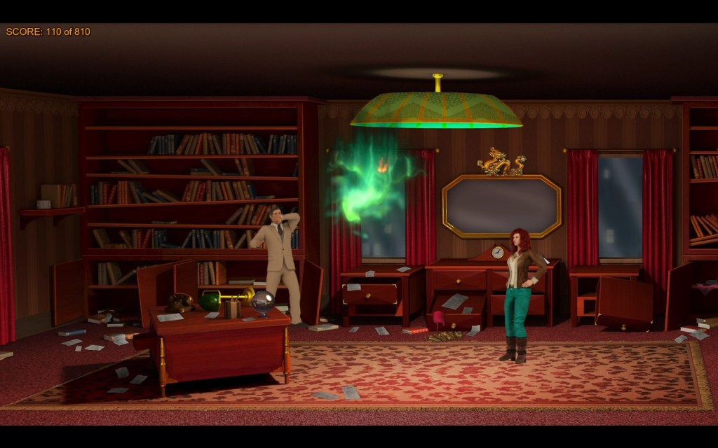 Nur-Ab-Sal shows himself to Indy and Sophia in Sophia Hapgood's dressing room.