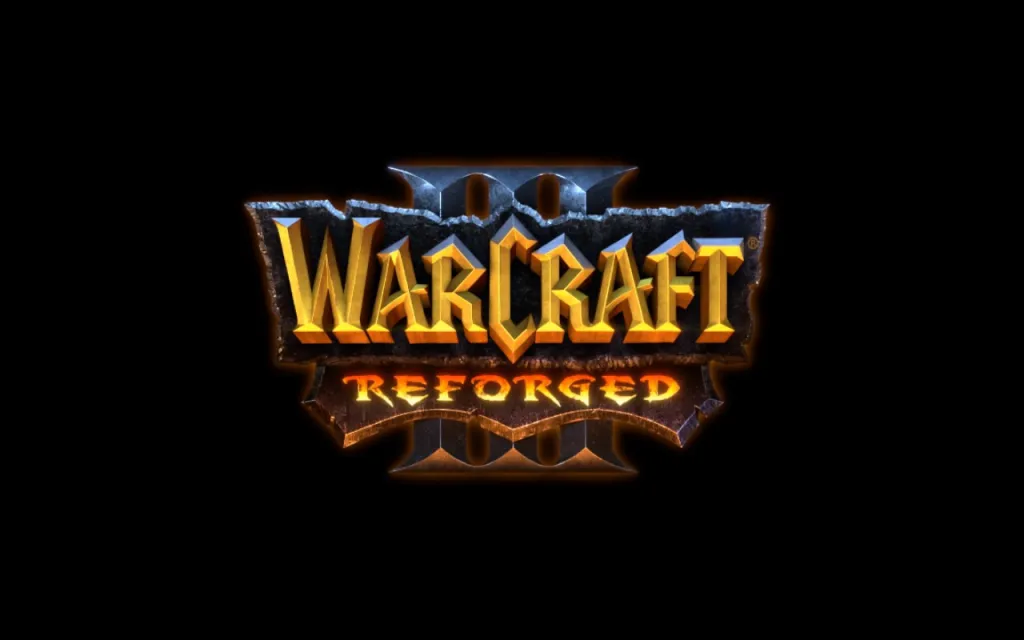 Warcraft 3 Reforged main splash screen on Steam Deck