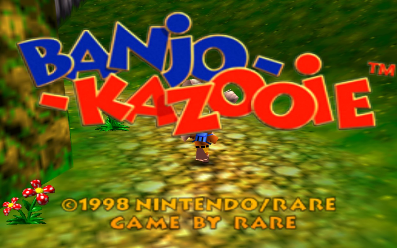Banjo Kazooie Nintendo 64 title screen