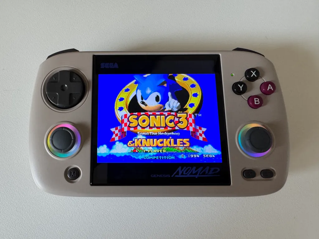 Anbernic RG CubeXX Sega Mega Drive Sonic 3