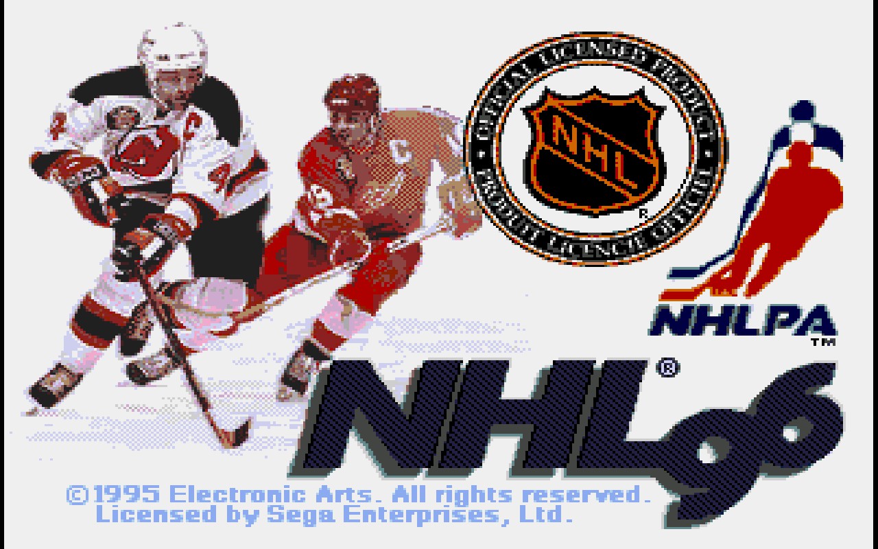 NHL '96 Sega Mega Drive