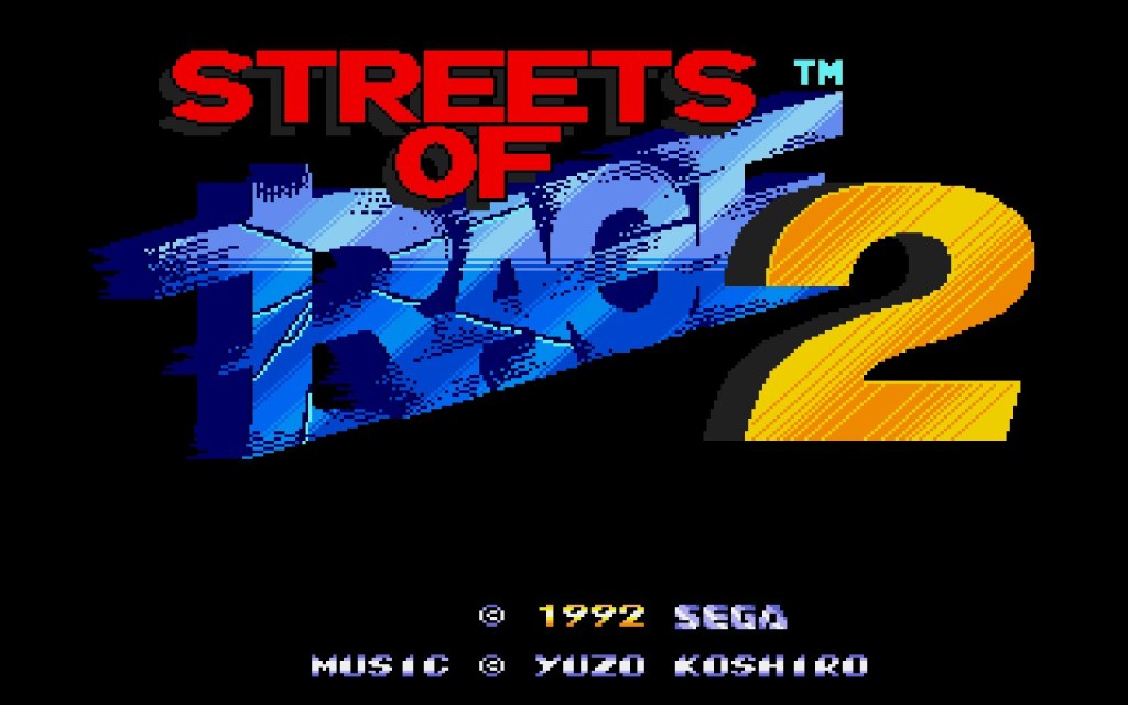 Streets of Rage 2 Sega Mega Drive