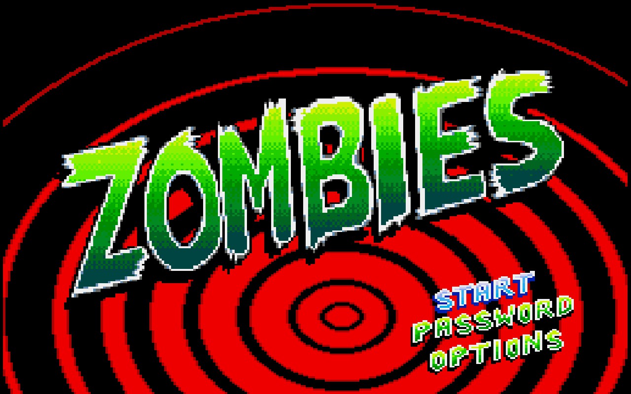 Zombies Sega Mega Drive