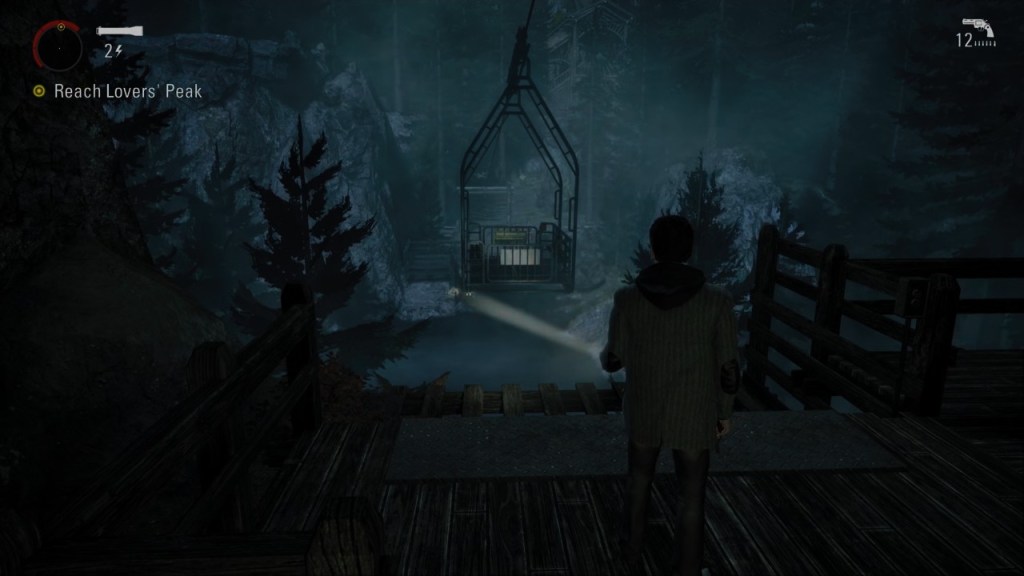 Alan Wake Remastered elevator