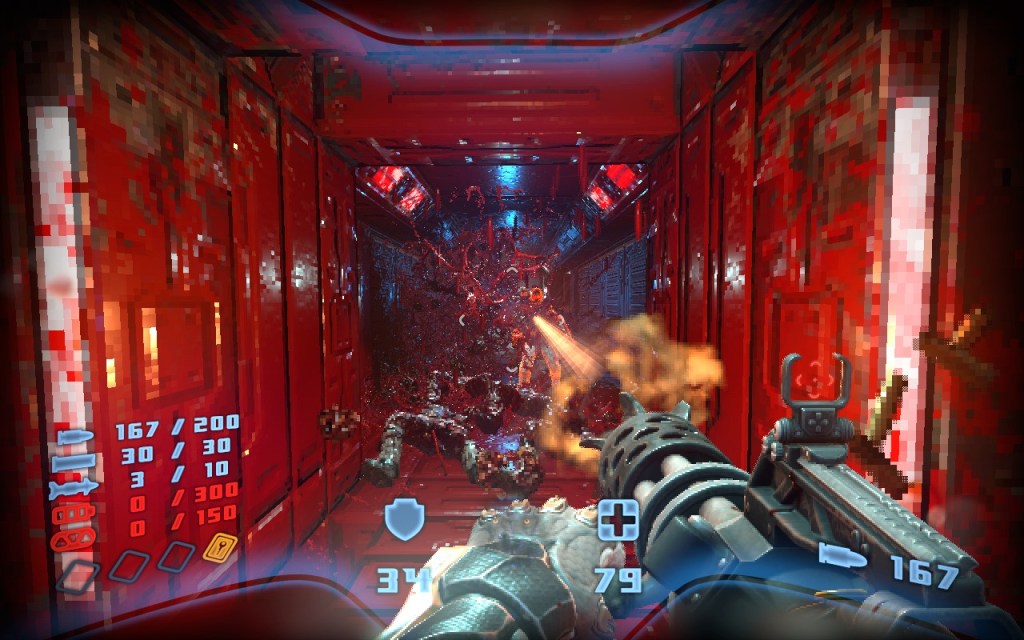 Prodeus Minigun guts