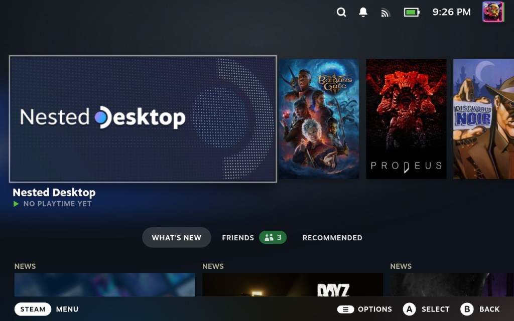 How to Access your SteamOS Desktop in Gaming Mode on Steam Deck with Nested&nbsp;Desktop