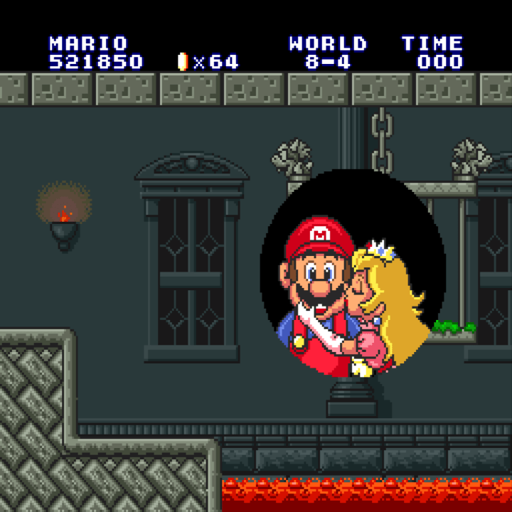 Super Mario All-Stars SNES finish