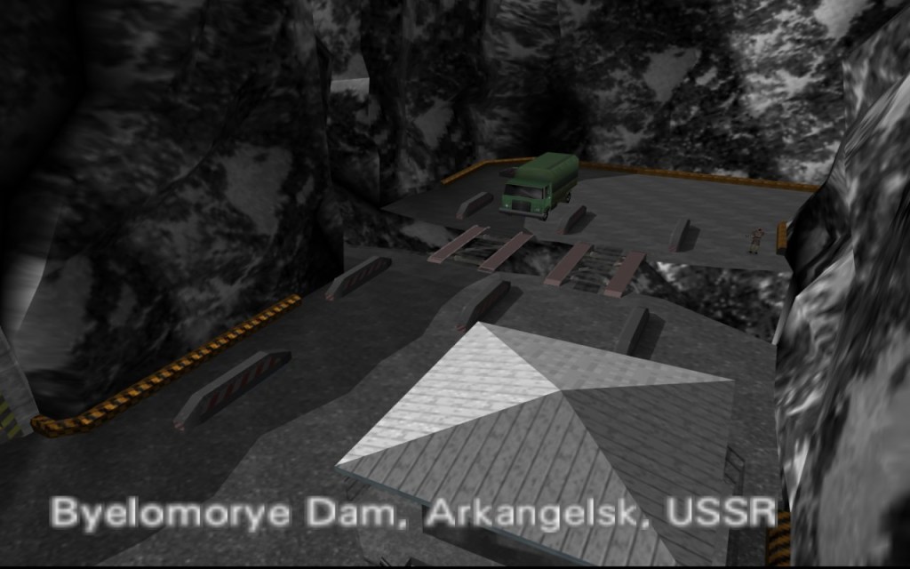 007 GoldenEye for Nintendo 64 Dam level