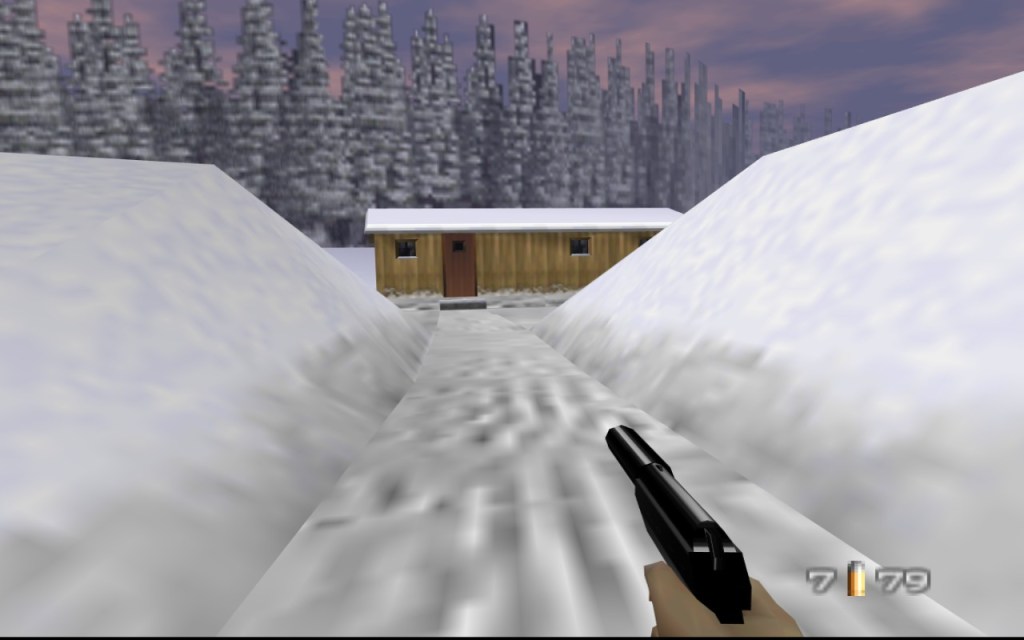 007 GoldenEye snow environment