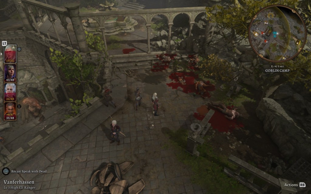 Baldur's Gate 3 Steam Deck Goblin Camp FSR