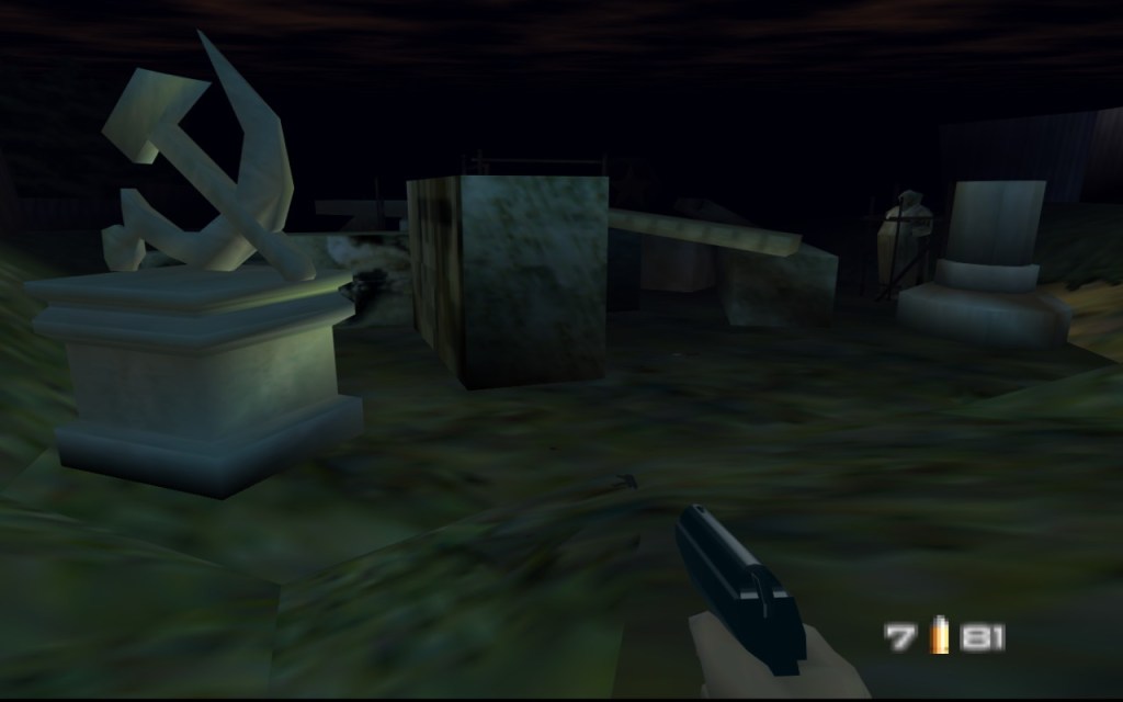 007 GoldenEye Statue Park