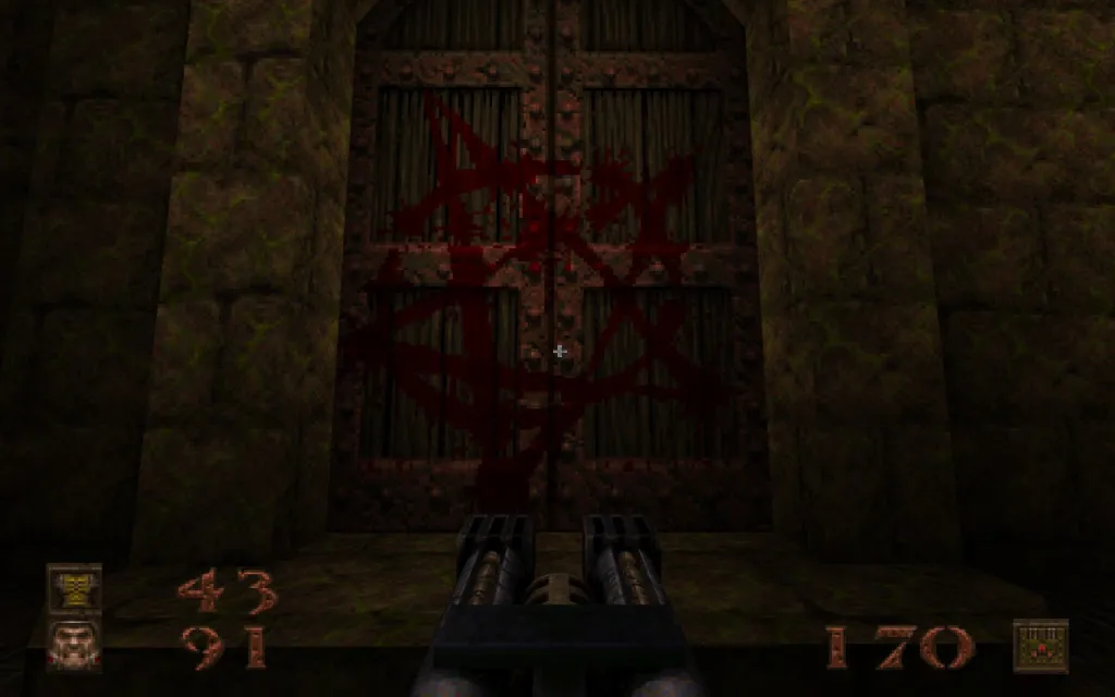 Quake Nailgun and Pentagram