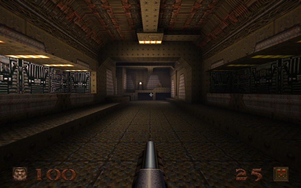 Quake First Level with Shotgun