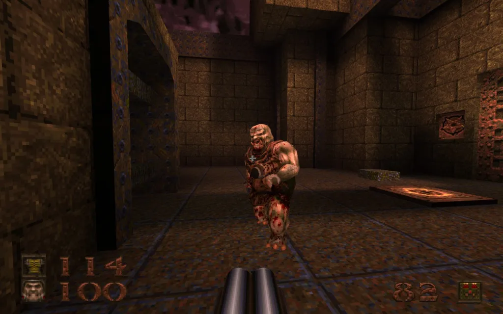 Quake Super Shotgun and Ogre